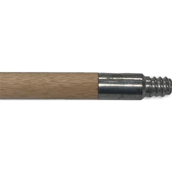 0.94 x 72 in. Thread Wood Handle with Metal End