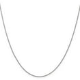 thumbnail image 1 of 0.95mm 14k White Gold Sparkle-Cut Open Franco Chain Necklace - 24 Inch, 1 of 2