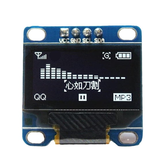 0.96 Inch 128x64 OLED Display Module I2C SSD1306 Driver For Arduino And DIY Electronics Projects