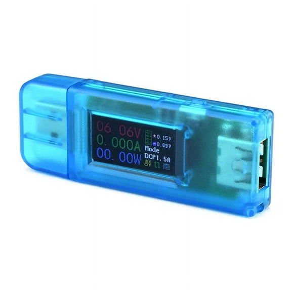 0.96 Inch IPS LCD Display 13 in 1 Multi-Function USB Tester Voltage Current Power Meter Voltmeter Ammeter DC 4-30V 5A