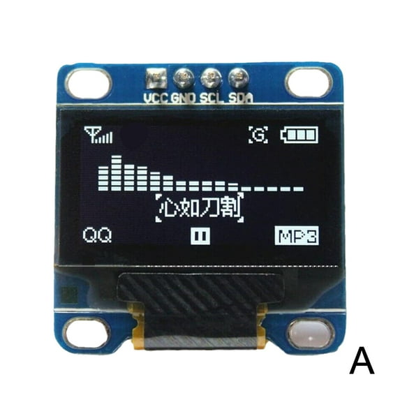 0,96" OLED SSD1306 I2C IIC SPI Serial 128X64 LCD Display Gelb LCD 5Q8K Blau R3Z9