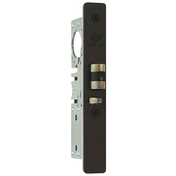 0.96 x 4.625 in. Left Hand Standard Duty Deadlatch Standard Mortised Strike, Dark Bronze Anodized
