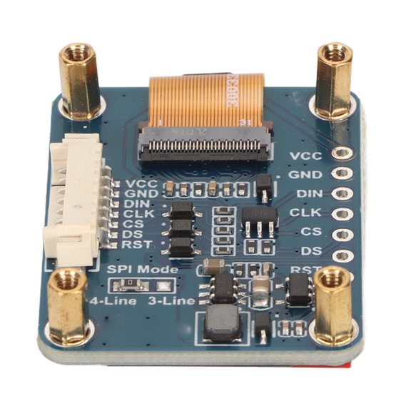 0.96inch RGB SPI Module, 65K Color 64x128 Resolution LCD Display for Raspberry Pi