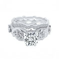 thumbnail image 1 of AFFY 0.97 Carat Round Shape Natural Diamond Promise Engagement Rings 14K Solid White Gold Ring Size-9.5, 1 of 2