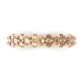 thumbnail image 1 of 0.98 ctw Wedding Band for Women - 14K Rose Gold Yellow Moissanite Stackable Eternity Ring, 1 of 6