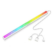0.98ft Magnetic ARGB PC Light Strip for Gaming Case, Compatible Addressable LED Strip Kit, 5V 3Pin ARGB for Asus Aura, Asrock LED, Gigabyte RGB Fusion, MSI Mystic Light