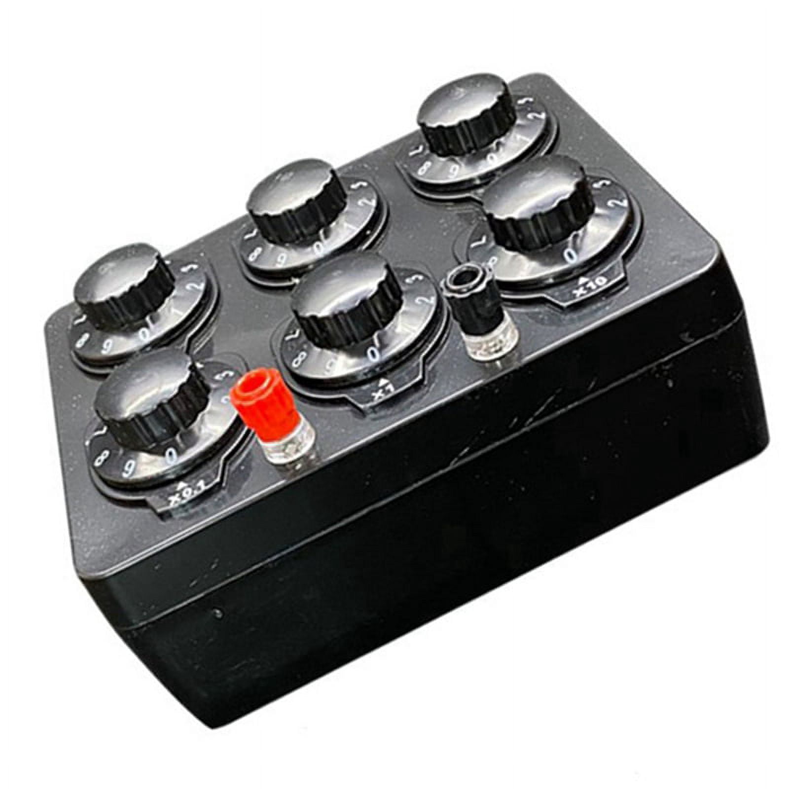 0-99999.9 Ohm Simple Resistance Box Variable Decade Resistor Teaching Instrument Teaching Resistance Box,1 x Teaching Resistance Box,As Shown
