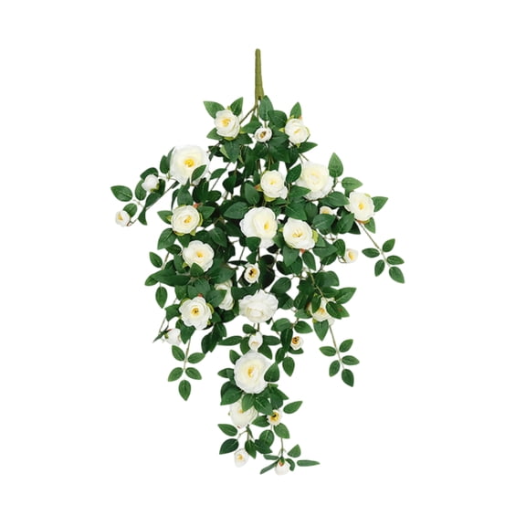 0.9M Artificial Flower Vine Fake Flower Vine Flower, Pipe Cover For Home Garden Balcony Decoration, Realistic Simulation Decorative Hanging Vines With Leaves