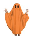 thumbnail image 1 of 0-9T Toddler Kid Baby Girls Boys Halloween Costume White Grimace Ghost Pullover Cape Cloak Fancy Party Cosplay, 1 of 3