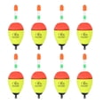 thumbnail image 1 of 0.9oz Float Fishing Bobbers EVA Fishing Float, Yellow, 8 Pack, 1 of 5