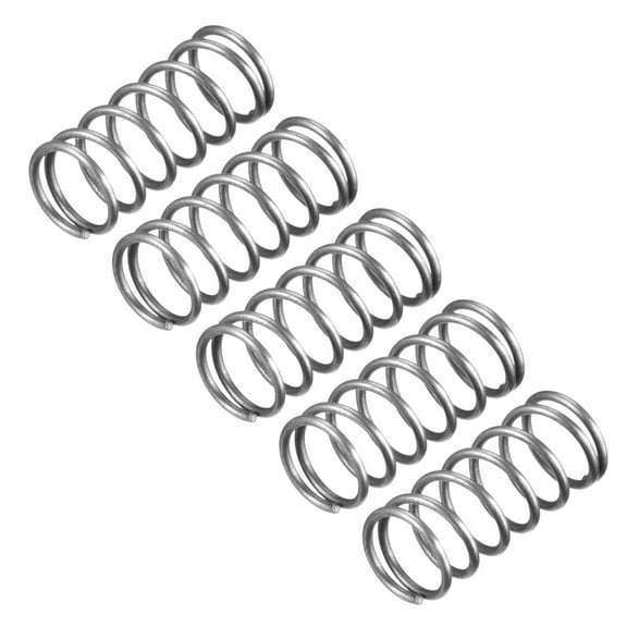 0.9x9x20mm Spring Steel Coil Extended Compressed Spring 5 Pcs