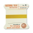 thumbnail image 1 of #0 Amber Griffin Silk Bead Cord (2 Meters), 1 of 1