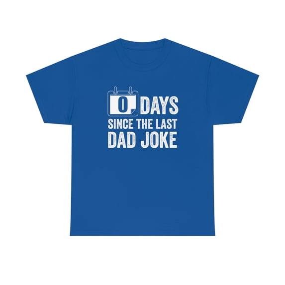 0 Days Since The Last Dad Joke Shirt - Funny Father's Day Gift - ID: 388