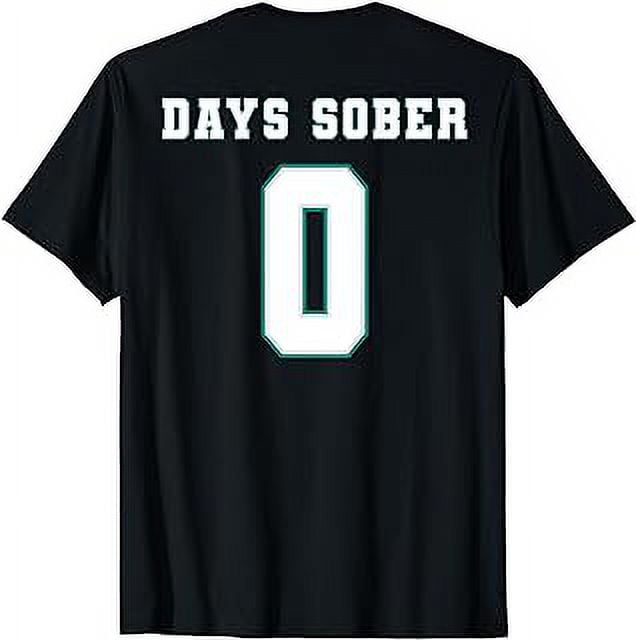 0 Days Sober | Funny Drinking Alcohol Lover Adult Women Men T-Shirt ...