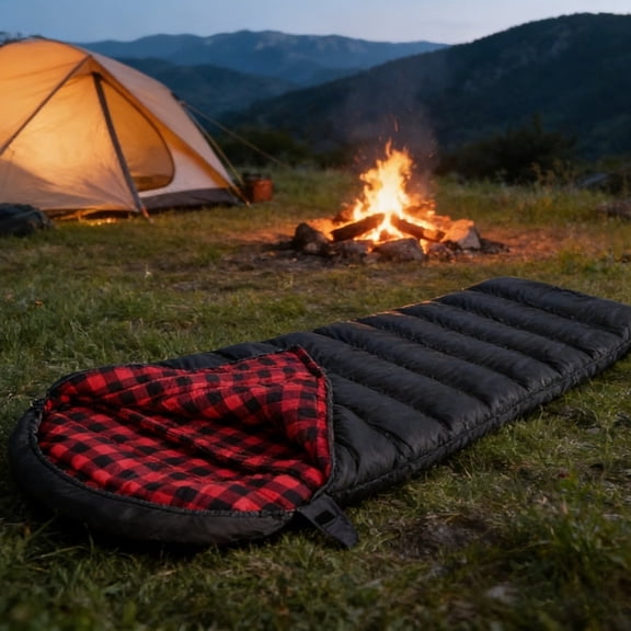0-Degree Cold Weather Winter Sleeping Bag for Adults - XXL Oversized Bedroll with Compression Sack, Synthetic for Camping,, Backpacking & for Big and Tall People