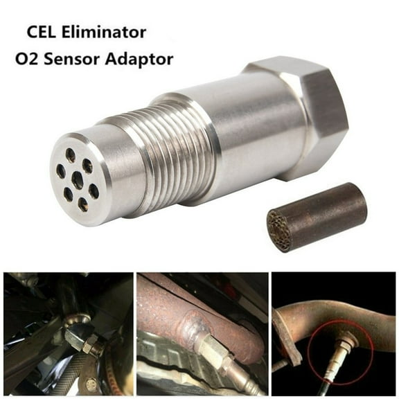 0-Degree Iron Sensor Filter Connector - M18*1.5, Built-in Micro Catalytic Converter for Off-Road Use​(F49)