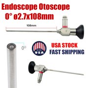 0 Degree Rigid Endoscope Endoscopy 0° 2.7mm x108mm Otoscope Ear Inspection Instrument