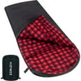 0 Degree Sleeping Bag 100 Cotton Flannel XXL for Adults Big and Tall Cold Weather Winter Zero