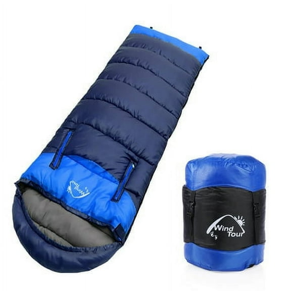 0 Degree Wearable Sleeping Bag for Adults Compact Lightweight Cold Weather Mummy Sleeping Bags for 2-3 Season Camping Backpacking, Fits 5°F ~ 50°F, 4.3lbs More Warmer
