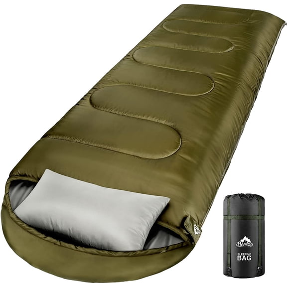 0 Degree Winter Sleeping Bag for Adults and Kids Rectangular Shape 33.5 x 90.5 Inches Cold Weather 4 Season Camping Hiking Backpacking