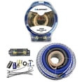 thumbnail image 1 of 0 Gauge Car Audio Complete Amplifier Wiring Kit, Blue, 1 of 1