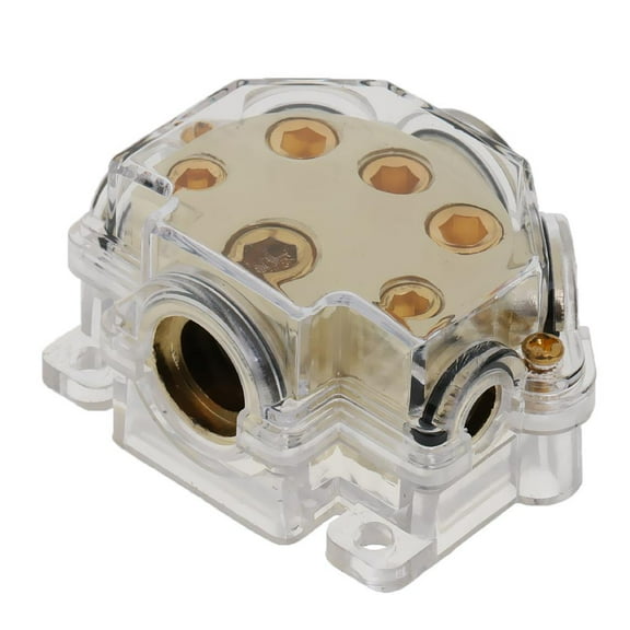 0 Gauge Input Distribution Block 2/4/ Output Car Audio AWG 12 V Power
