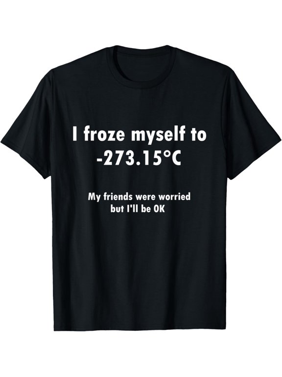 0 Kelvin Physicist Physics Science Nerd Gift Teacher -273.15 T-Shirt