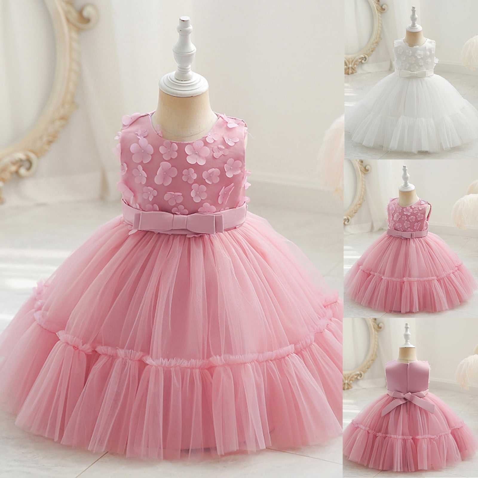0 Months-5 YearsToddler Girl Dresses for Summer,Flower Girl Dress for ...