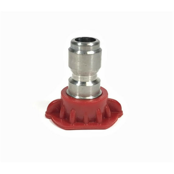 0° Pressure Washer Spray Nozzle Tip 0.08'' Quick Connector Red for Car Wash