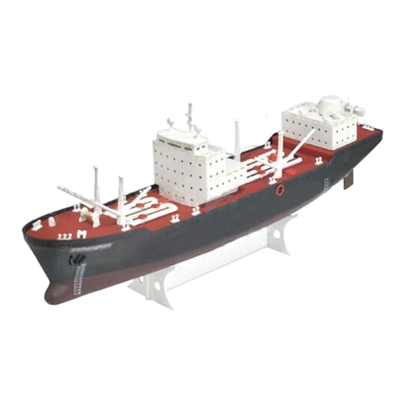 0 Ship Model Battery Powered Vessel Jigsaw Puzzles Collection DIY Educational Toy Million Ton Oil Tanker for Home Desktop