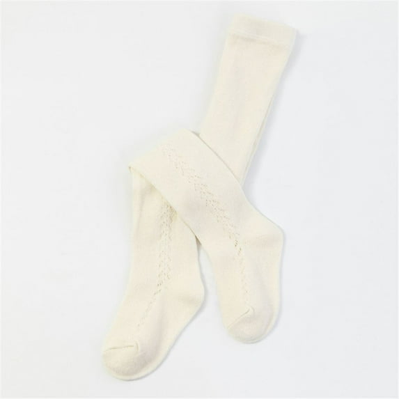 0 to 5 Years Fashion Boy Girls Autumn Winter Kids Toddler Leggings Knitted Warm Stocking Pants Baby Tights Newborn Pantyhose BEIGE M(1-3 YEARS)