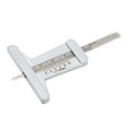 0 to 50mm Tire Thread Depth Gauge Stainless Steel Portable Depth Meter