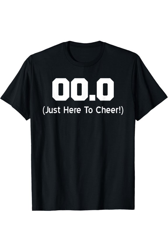00.0 Just Here To Cheer Running Spectator T-Shirt