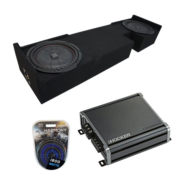 00-03 Ford F-150 Ext Super Cab Truck Kicker CompVT CVT10 Dual 10 Sub Box CXA8001