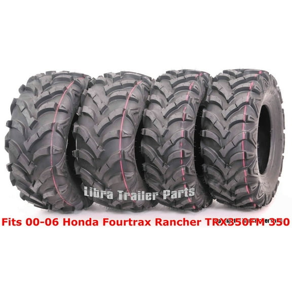 00-06 Honda Fourtrax Rancher TRX350FM 350 4X4 Set 4 ATV tires 24x8-12 & 24x9-11