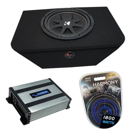 00-09 Honda S2000 Custom Fit Kicker Comp C10 Single 10 Sub Box & HA-A400.1 Amp