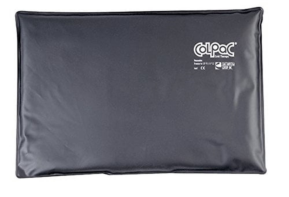 00-1556 Reusable Oversize Black Urethane Cold Packs, 12.5" Length x 18.5" Width