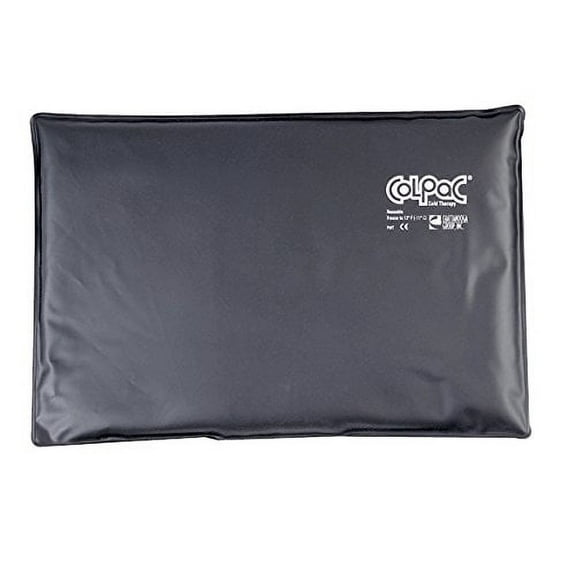 00-1556 Reusable Oversize Black Urethane Cold Packs, 12.5" Length x 18.5" Width