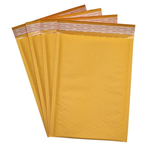 #00 5x10 Bubble Mailers Padded Shipping Envelopes (Pack of 250)