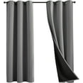 00 Blackout Curtains 185 inches for High Ceiling, Extra Long Thermal