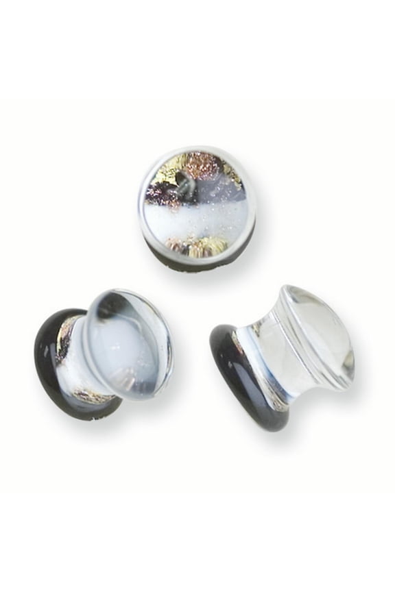 00 G 3mm long Single Dommed Pyrex Plug