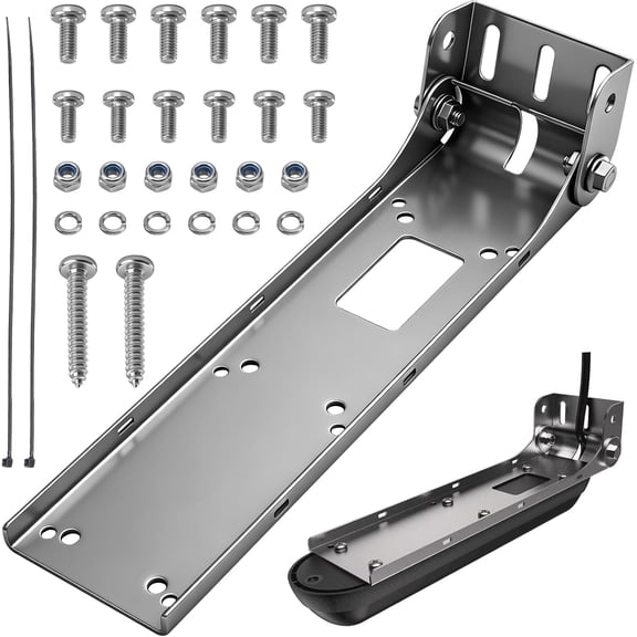 000-12603-001 Transom Mount Bracket Compatible with StructureScan 3D, HD & TotalScan Skimmer Transducers