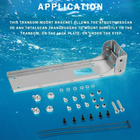 000-12603-001 Transom Mount Bracket for StructureScan 3D HD TotalScan Transducer