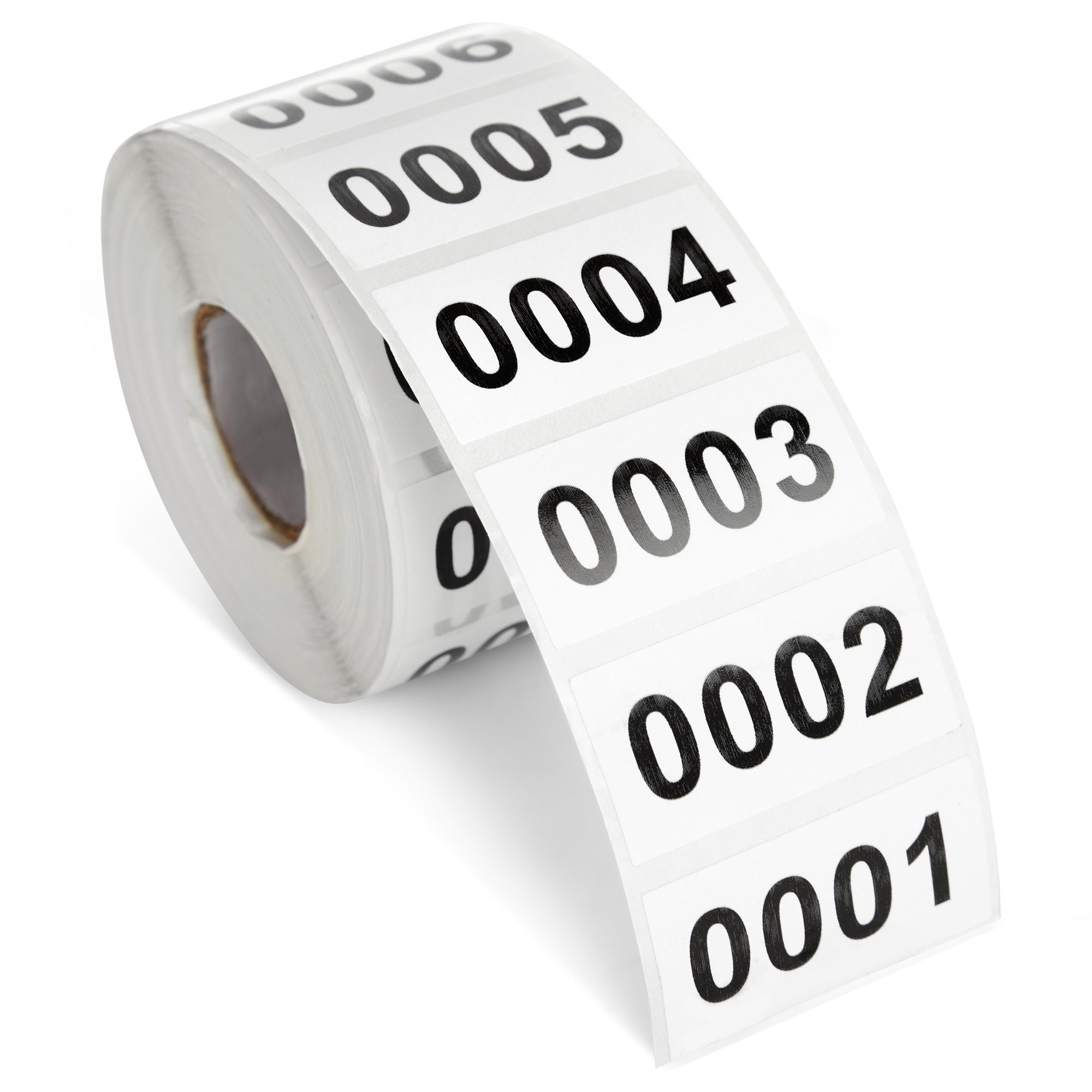 Hybsk Number Stickers 1-10 1 Inch Round Office Warehouse Organization  Inventory Storage Labels - 500 per roll 5000 Total Stickers (Gloss Paper)
