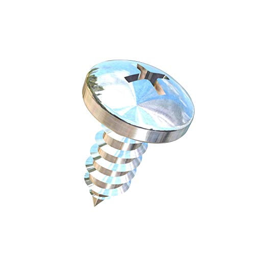 0001597, (Pack of 25) #10 X 1/2 Pan Head, Phillips Drive, Titanium Sheet Metal Screw, Grade 2 (CP)$$Hardware