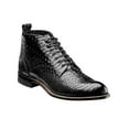 thumbnail image 1 of 00057,Stacy Adams Madison Boots Anaconda Print High Top Lace Up Black, 1 of 1