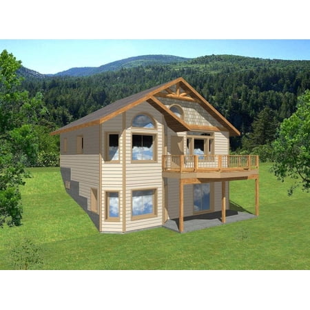 001-2103: ICF Craftsman 2 Bed, 2 Bath Luxury Home Plan, 1730 Sq Ft: Full Blueprints with License to Build by Home Plan Marketplace - Lesuto