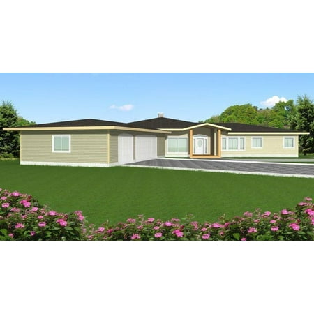 001-2137: Northwest Craftsman 3 Bed, 4 Bath Luxury Home Plan, 6056 Sq Ft: Full Blueprints with License to Build by Home Plan Marketplace - Lesuto