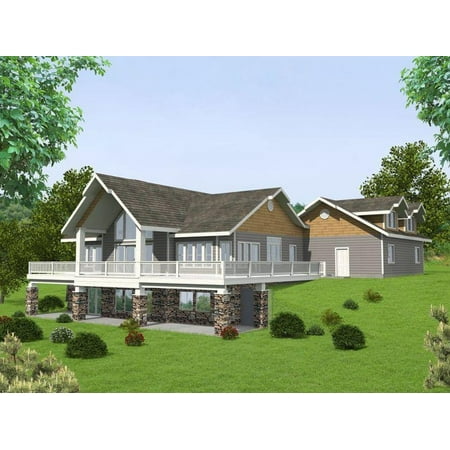 001-2172: Northwest ICF 2 Bed, 3 Bath Luxury Home Plan, 3685 Sq Ft: Full Blueprints with License to Build by Home Plan Marketplace - Lesuto