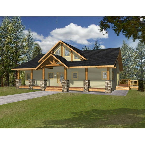 001-3177: Beach & coastal Vacation 3 Bed, 3 Bath Luxury Home Plan, 3278 Sq Ft: Full Blueprints with License to Build by Home Plan Marketplace - Lesuto